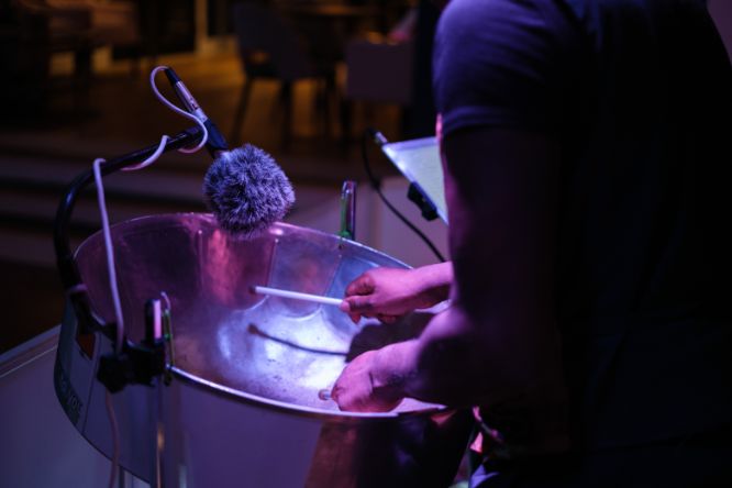 a Steelasophical steel band 00
