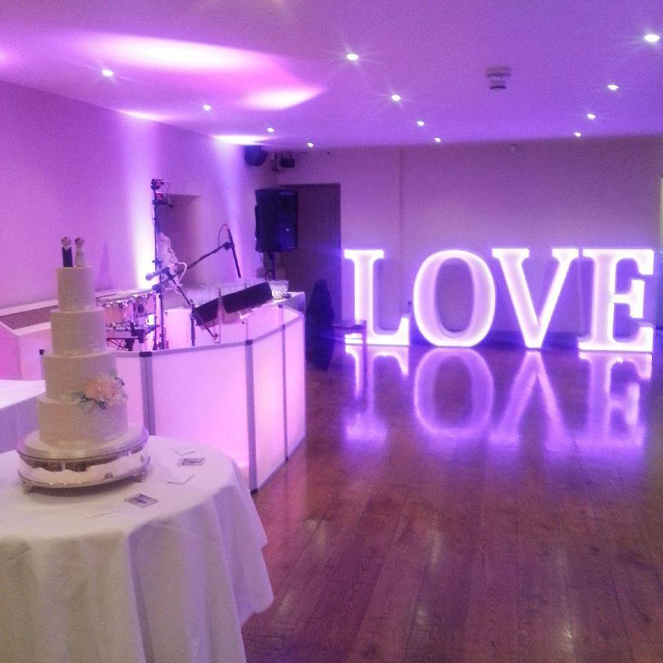 LOVE weddings letters with Steelasophical